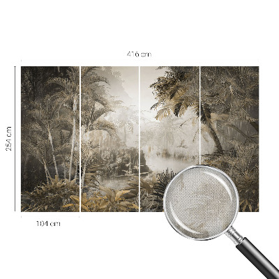 Motivtapete fürs Wohnzimmer Tropischer Wald