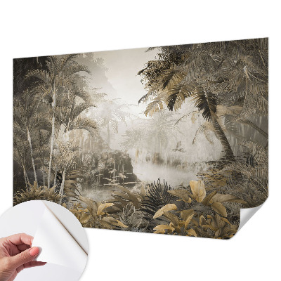 Motivtapete fürs Wohnzimmer Tropischer Wald