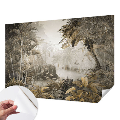 Motivtapete fürs Wohnzimmer Tropischer Wald