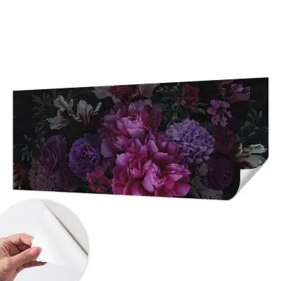 Vintage Tapete mit floralem Muster für ein elegantes Raumambiente
