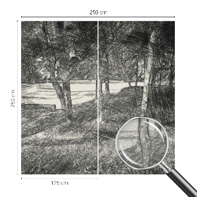 Selbstklebende Fototapete Eine friedliche Landschaft