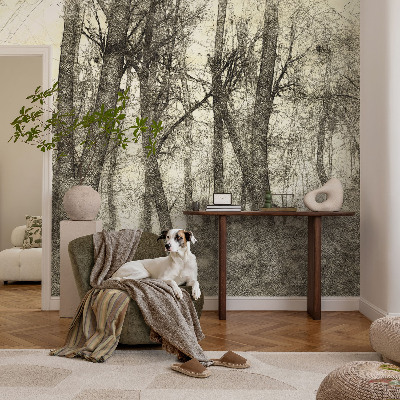 Selbstklebende Fototapete fürs Wohnzimmer mit Motiv 