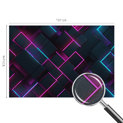 32D-Fototapete Neongeometrie