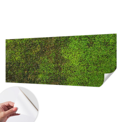 Fototapete in 3D-Optik mit grünem Teppichmotiv