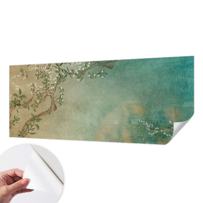 32D-Fototapete fürs Schlafzimmer Florale Harmonie