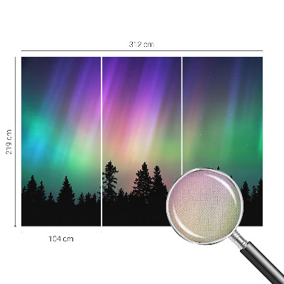 32D-Fototapete fürs Wohnzimmer mit Motiv 'Magischer Himmel' für das Wohnzimmer