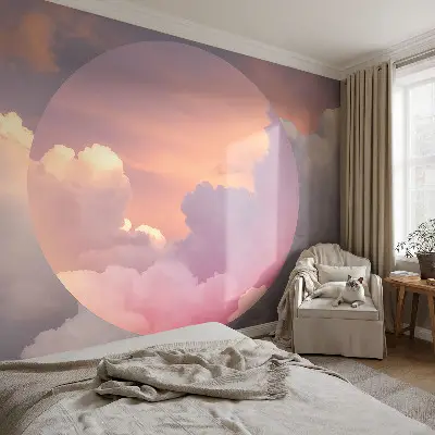 Hochwertige Bildtapete mit ätherischem Wolkenmotiv