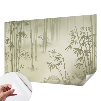Vintage Tapete mit Motiv einer friedlichen Landschaft
