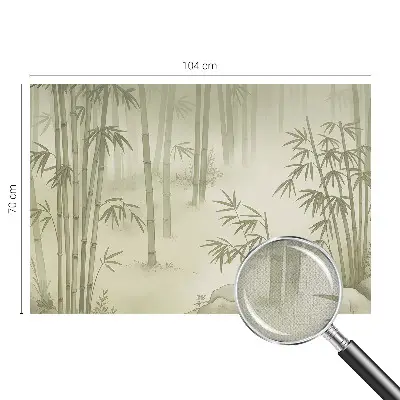 Vintage Tapete mit Motiv einer friedlichen Landschaft