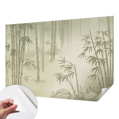 Vintage Tapete mit Motiv einer friedlichen Landschaft