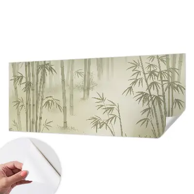 Vintage Tapete mit Motiv einer friedlichen Landschaft