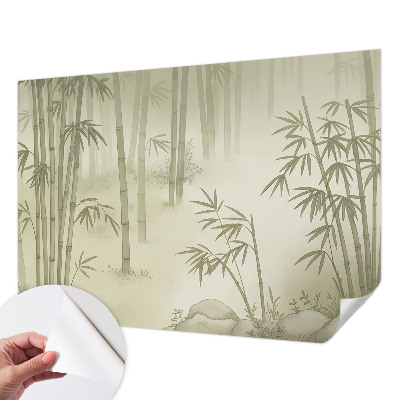 Vintage tapete Friedliche Landschaft