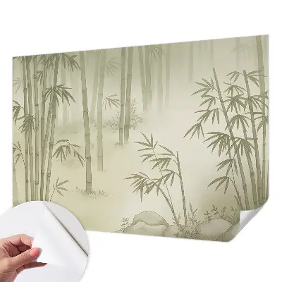 Vintage Tapete mit Motiv einer friedlichen Landschaft