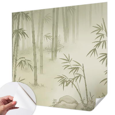 Vintage tapete Friedliche Landschaft