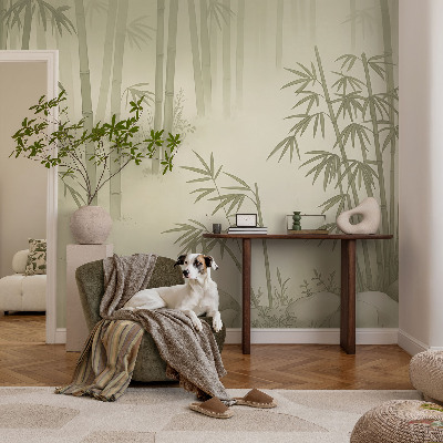 Vintage tapete Friedliche Landschaft