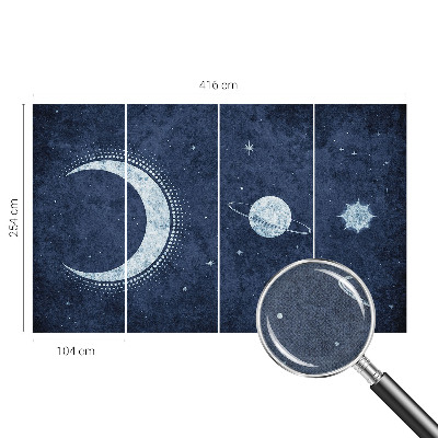 Selbstklebende Fototapete mit Sternmotiv