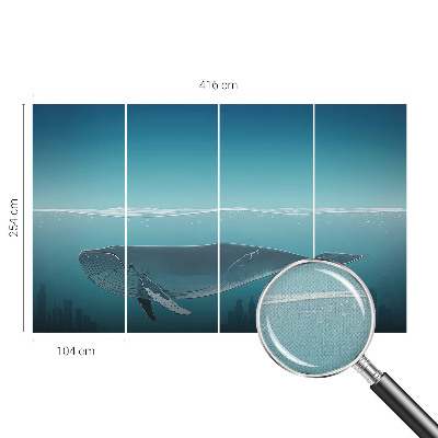 Selbstklebende Fototapete für die Wand mit dem Motiv „Wasserharmonie“