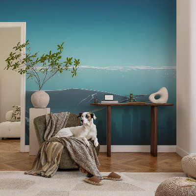 Selbstklebende Fototapete für die Wand mit dem Motiv „Wasserharmonie“