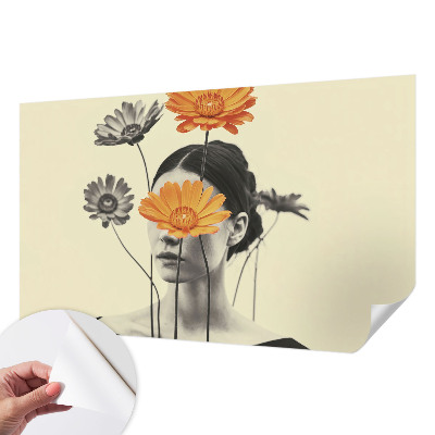 33D-Fototapete mit surrealistischer Motivgestaltung