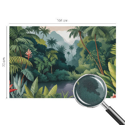 Moderne Fototapete nach Maß mit exotischer Landschaft