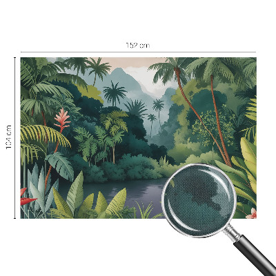 Moderne Fototapete nach Maß mit exotischer Landschaft
