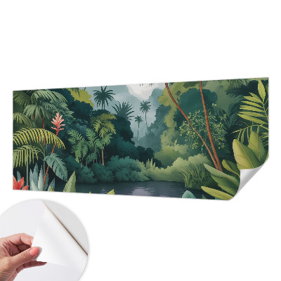 Moderne Fototapete nach Maß mit exotischer Landschaft