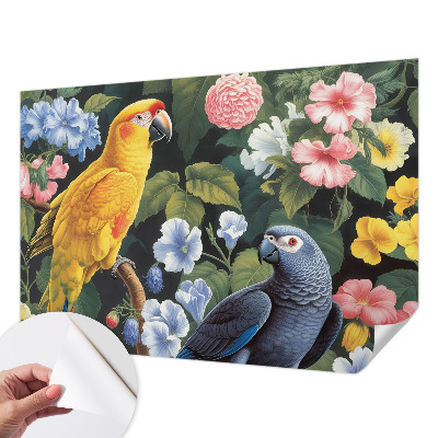 Motivtapete fürs Wohnzimmer Exotische Vögel