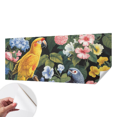 Motivtapete fürs Wohnzimmer Exotische Vögel