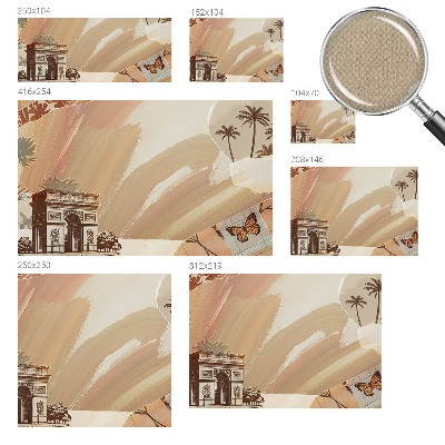 Selbstklebende Fototapete für die Wand Exotische Reise