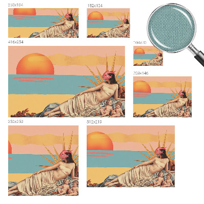 Selbstklebende Fototapete Der Westen des Surrealismus