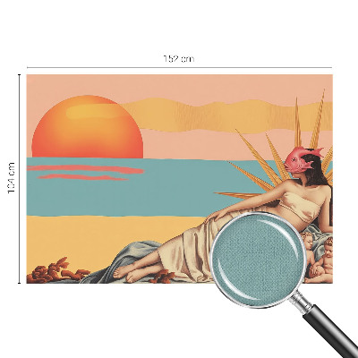 Selbstklebende Fototapete mit Motiv „Der Westen des Surrealismus”