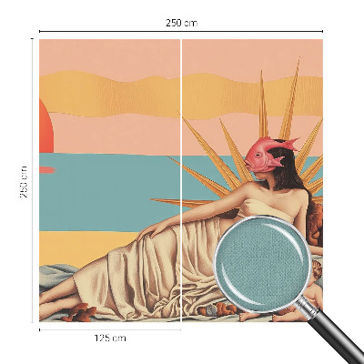 Selbstklebende Fototapete mit Motiv „Der Westen des Surrealismus”