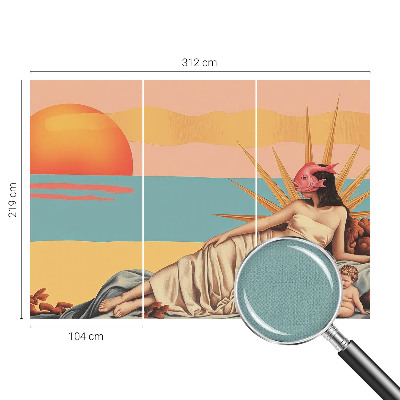 Selbstklebende Fototapete Der Westen des Surrealismus