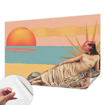 Selbstklebende Fototapete mit Motiv „Der Westen des Surrealismus”
