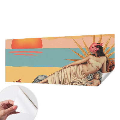 Selbstklebende Fototapete mit Motiv „Der Westen des Surrealismus”