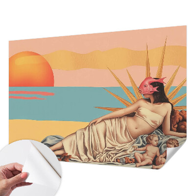 Selbstklebende Fototapete Der Westen des Surrealismus