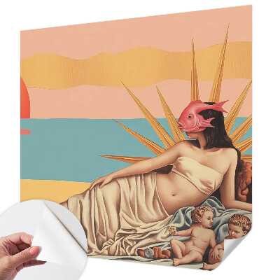 Selbstklebende Fototapete mit Motiv „Der Westen des Surrealismus”