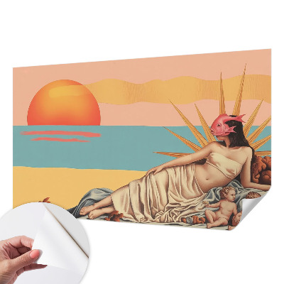 Selbstklebende Fototapete mit Motiv „Der Westen des Surrealismus”