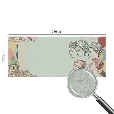 34D-Fototapete Klassische Collage