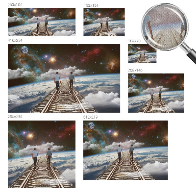 Fototapete nach Maß mit Motiv einer Weltraumreise