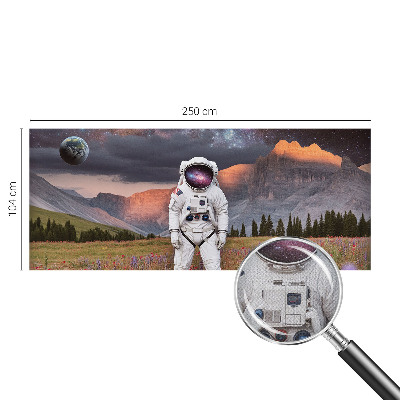 Selbstklebende Fototapete für die Wand mit Motiv einer kosmischen Landschaft