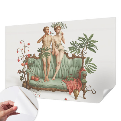 Vintage Tapete mit geheimnisvollem, elegantem Design