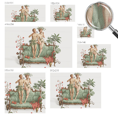 Vintage tapete Geheimnisvolle Eleganz