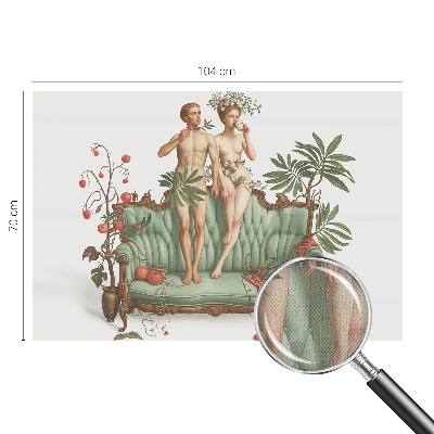 Vintage Tapete mit geheimnisvollem, elegantem Design