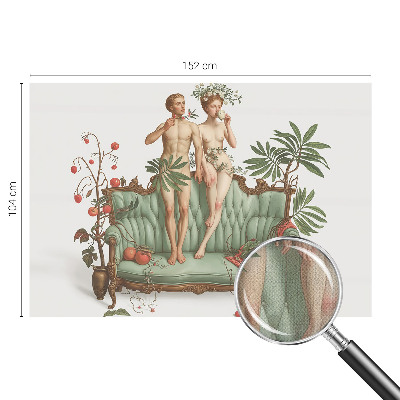 Vintage tapete Geheimnisvolle Eleganz