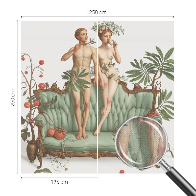 Vintage Tapete mit geheimnisvollem, elegantem Design