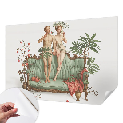 Vintage Tapete mit geheimnisvollem, elegantem Design