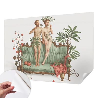 Vintage Tapete mit geheimnisvollem, elegantem Design