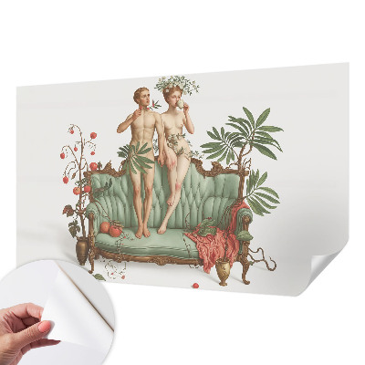 Vintage Tapete mit geheimnisvollem, elegantem Design