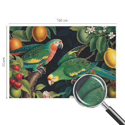 35D-Fototapete mit tropischem Abenteuer-Motiv
